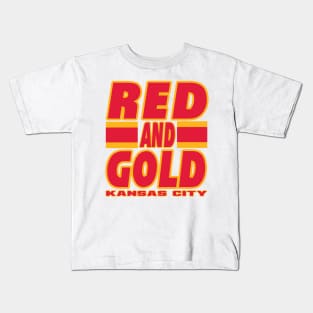 KC LYFE Red and Gold Kansas City Kids T-Shirt